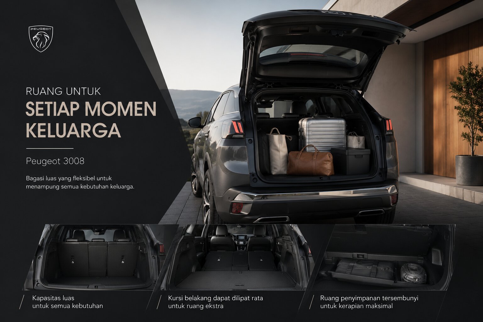 Peugeot 3008 dan Keseimbangan Ruang untuk Kebutuhan Keluarga Sehari-hari