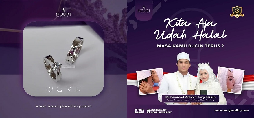 Butuh Cincin Kawin atau Tunangan Tapi Bingung Pilih Modelnya? Coba Custom Saja Disini!